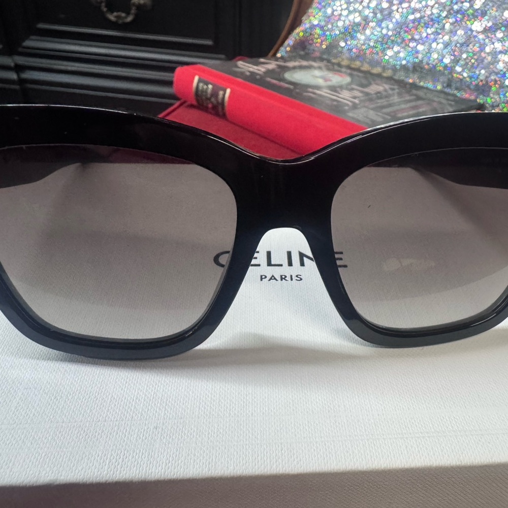 Celine Black Triomphe 55mm Sunglasses - Picture 9 of 13